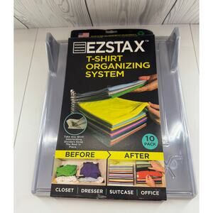 EZSTAX T-Shirt Organizing Interlocking System 10 Pack